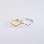 Rings Jewelry Women Stackable 925 Sterling Silver Wedding Engagement Cubic Zirconia Ring