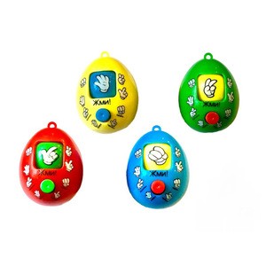 Rock Paper Scissors Egg Toy Finger-guessing Game - Stress Reliever Round Egg Toy Random Spinner