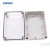 Import RoHS Listed Junction Box IP65 Waterproof ABS Outdoor plastic electronic Enclosure with clear cover from China