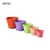 Import round new design plastic flower pot flower pots &amp; planters from China