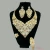 S-2 Xuping costume fashion african bridal stone wedding jewelry+luxury saudi gold plated zirconia dubai jewellery set for women