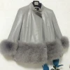 S-4XL winter luxury PU faux fox fur coat manteau fourrure jacket