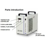 s&a industrial chiller cw5200 water cooled chiller system for co2 laser 130w -150w laser cutting machine