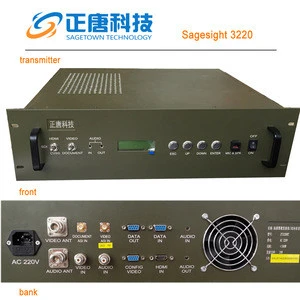 Sagesight 3220 vehicle-mounted COFDM wireless sender for video audio digital broadcasting and transmission