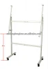 School mobile white board easel 90-240 cm single side flip chart stand for all boards