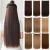 Import SHANGKE24" 5 Clips Straight Ombre Synthetic False Hairpiece Clip in One Piece Hair Extensions For Women High Temperature Fiber from China