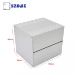 Shenzhen OMK extruded aluminum junction enclosure CCTV camera electronic housing CNC milling aluminum battery box