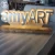 Import Sherton hotel reception table led backlit channel letters wooden sign from China