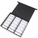Shinetai custom eyewear display 18 slot stand storage  eyeglass display tray