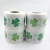 Import SICAITE St.Patricks Day Sticker Custom Logo Design Waterproof Self Adhesive Green Clover Pattern Sticker Labels Roll from China