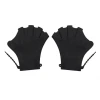 Silicone Hand Swimming Fins Flippers Swim Palm Finger Webbed Gloves Paddle Swimming Training Equipment for Women Men Kids