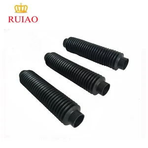 Silicone Nylon Rubber dust proof shaft round dust bellows cover Cylinder for milling column