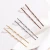 Import simple hair pin metal girl hair clip bobby pin hair decoration accessories from China