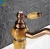 Import Single Hole Diamond Handle Luxury Bathroom Jade Golden Basin Faucet Mixer With Swivel Spout from China