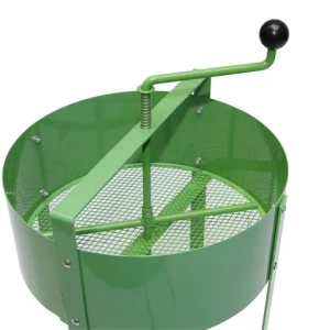 Single layer home-use garden manual rotary soil sieve machine separator screen soil sifter separator sieve