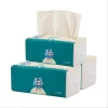 Skin-Friendly Beautiful Printed Customized Logo soft package  Facial Tissue