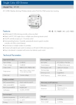 Skydance V1-H RF2.4g wireless single color LED remote controller DC12-48V push dim led dimmer