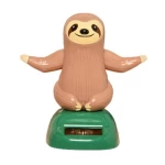 Sloth Solar Dancing Toys Animal Figure Toy Car Office Desk Decoration Dancing Animal Birthday Gift Home Decor 8x8x12cm