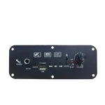 Small amplifier board with DC 3.7 /7.4V 5W*1 amp board with metal panel for 8 inch speakers