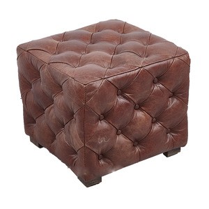 Small Footstool Genuine Leather Ottoman Designs Foot Stool Ottoman Leather Pouf