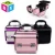 Import Small Portable foldable beauty vanity makeup cosmetic jewelry box organizer train case with trays drawers locks from China