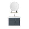Small Unit Luxury Aluminum Bathroom Furniture Wash Sink Cabinet Vanity