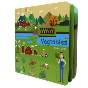 Smart Kids Learning Music book for Vegetables with 6Songs