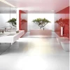 snow white crystallized glass decorative luxury bathroom designs