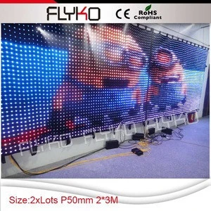 soccer stadium lights led text rolling curtain