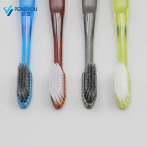 Soft bristles print logo organic toothbrush with toothpaste