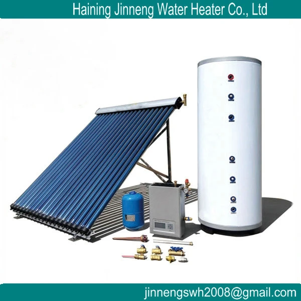 solar keymark certified heat pipe split pressure solar water heater