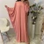 Import Solid Color Bat Sleeve Milk Shreds Abaya Turkey Muslim Dresses Women Muslim Dress from China