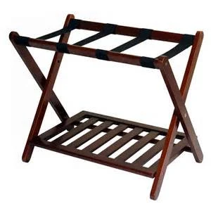 Solid Wood Luggage Rack for Hotels Bedrooms