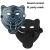 Import Sound control led full face party mask,custom el panel mask for Halloween,party,night club from China