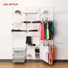 Space Solution Sturdy DIY Steel or Iron Bedroom Wardrobe for Storage
