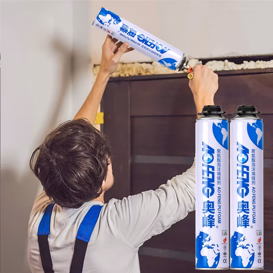Door Frame Polyurethane Foam Sealant in Low Temperature Use Under -18 Degree Could Be Use Winter Use