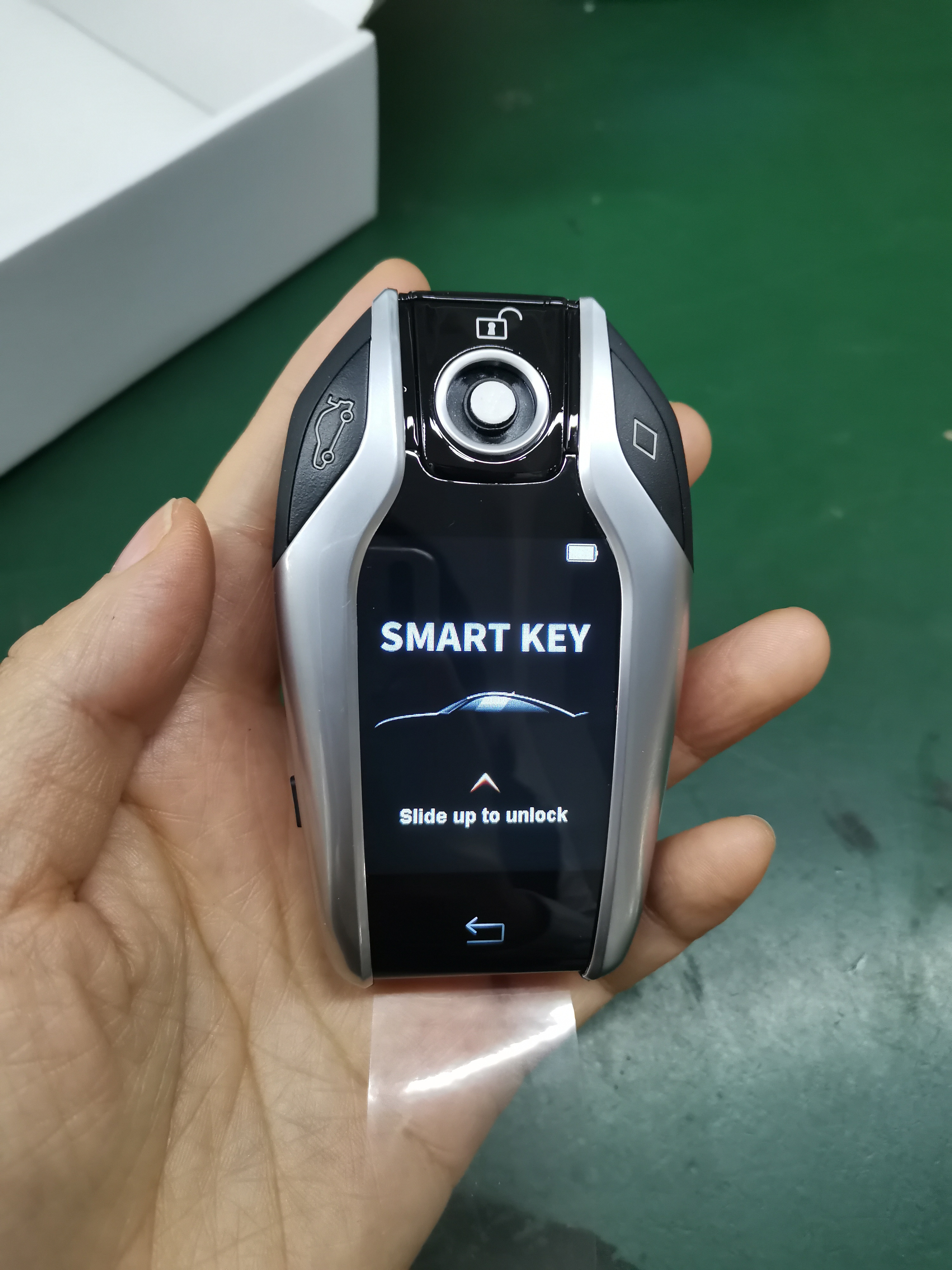 Buy Special All Original Car Smart Key Upgrade To Digital Silver Lcd ...