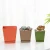 Import Square colourful plastic pots for plant /  plastic flower pot/garden flower pot from China