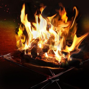 Buy Stainless Steel Bonfire Wire Mesh Portable Fire Pit For Camping ...