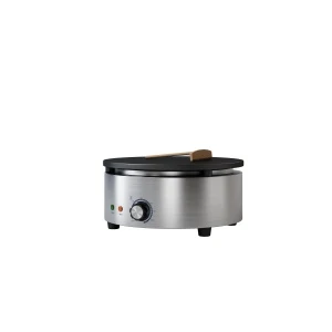Stainless Steel Commercial Electric Pancake Crepe Maker with Non-Stick Coating Plate