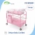 Import stainless steel cot bed, foshan cheap price baby bed swinging crib, baby cot dimensions from China