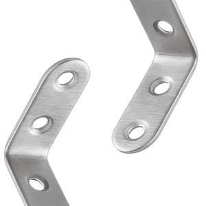 Stainless Steel Metal Corner 90 Degree Angle L Shaped Shelf Bracket
