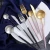 Import Stainless Steel Pink Golden Cutlery Set Gold Plated Wedding Dinnerware Set from China