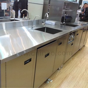 stainless steel restaurant commercial modern design bar counter for sale