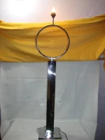 Stainless Steel Table lamps Made up of High Quality SS Tubes With Certified Fittings Used in Home and Offices with Custom Shades