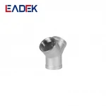 Stainless Steel Tee Y Type 304 316 BSP NPT G BSPT Female Thread Casting Pipe Fitting Connector
