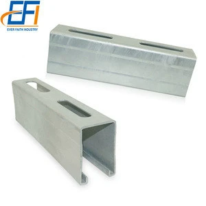 Stainless Steel Unistrut Construction Material China Galvanized C Profile Steel Channels