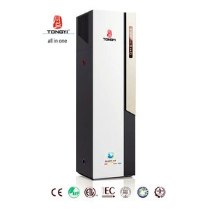 Stainless steel water tank air heat pump water heater for All in one