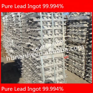 Standard Lead Ingot 99.99% Purity super bulk lead ingots and 99.99% min. (LME)