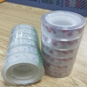 Stationery Tape  super clear for school and office Printing logo